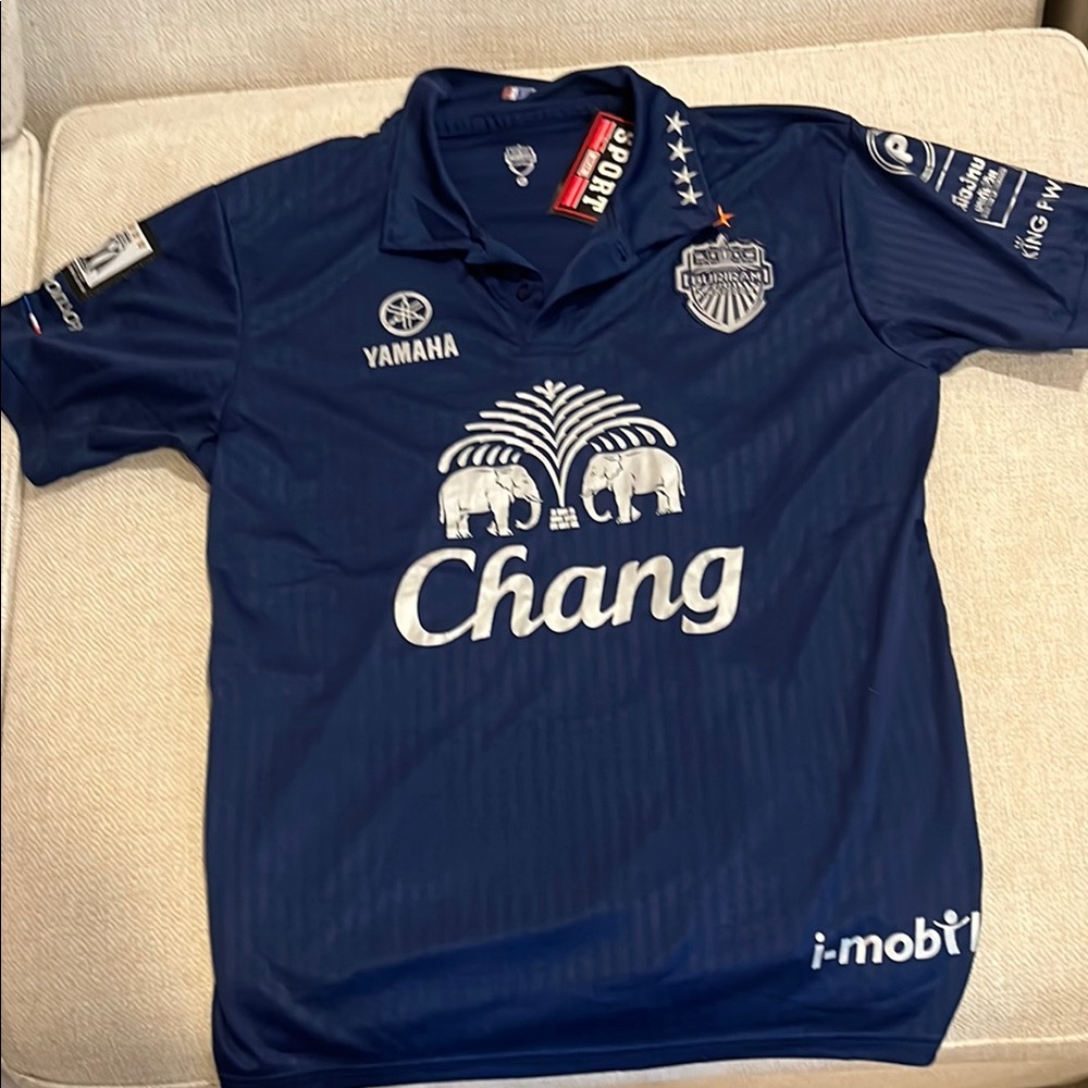 NWT Yamaha Blue Jersey Performance Top